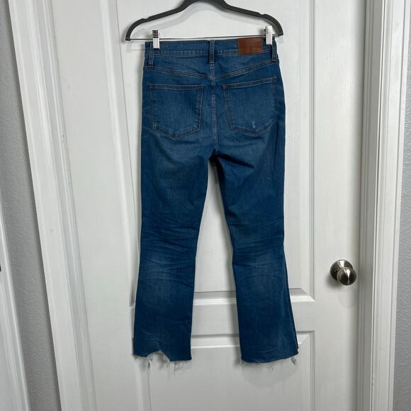 Madewell Cali Demi-Boot Jeans in Bronson Wash: Button-Front Edition Women's 26 - Picture 6 of 11